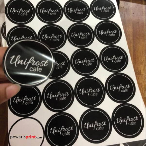 Sticker Label (Digital) - Sheet Form - Pewaris Print